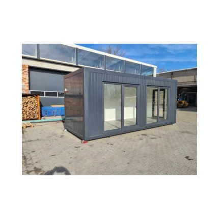 Bureau Container 6x3 m Isolé Climatisé Prêt à l'Emploi pour Chantiers