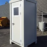 Salle de Bain Conteneur Compact S1 – WC Mobile Économique Petits Chantiers