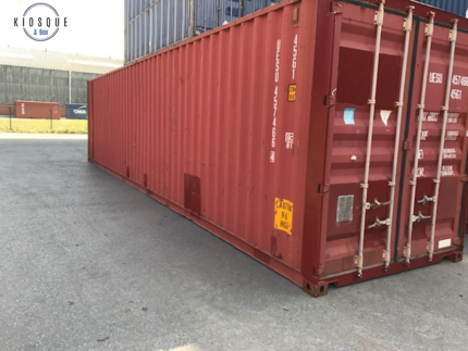 Conteneur de stockage 40 pieds High Cube d'occasion