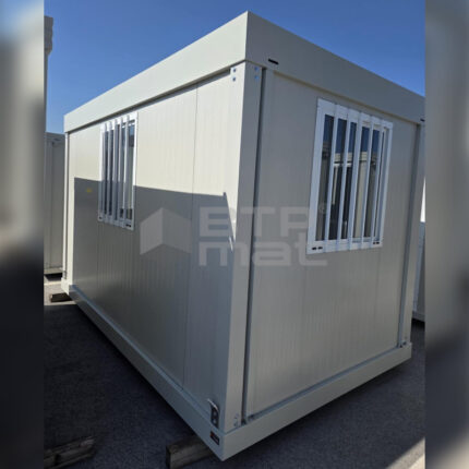 Bungalow de chantier 4 m isolation laine de roche