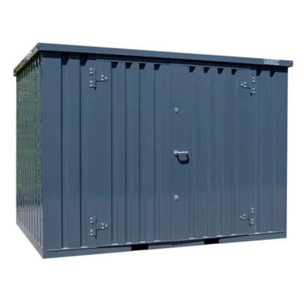 Container maritime 3 x 2 mètres – avec double porte grand côté